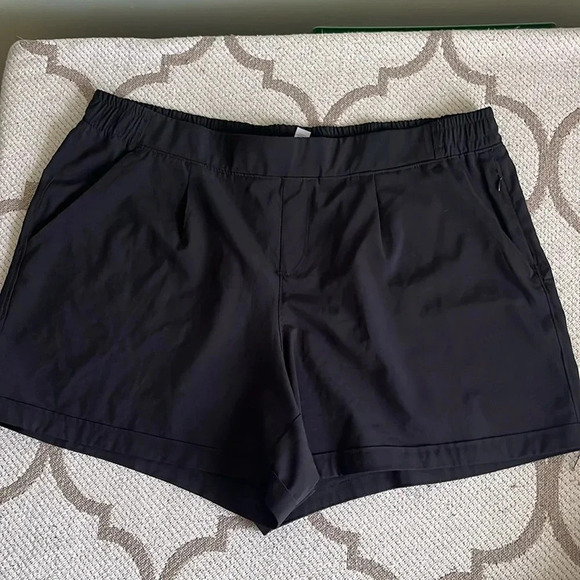 RBX active front pleat front pockets elastic waistband 4” inseam walking shorts - Picture 1 of 13